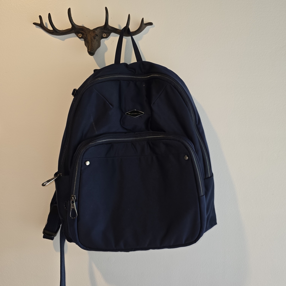Travelon Anti-theft Navy Backpack